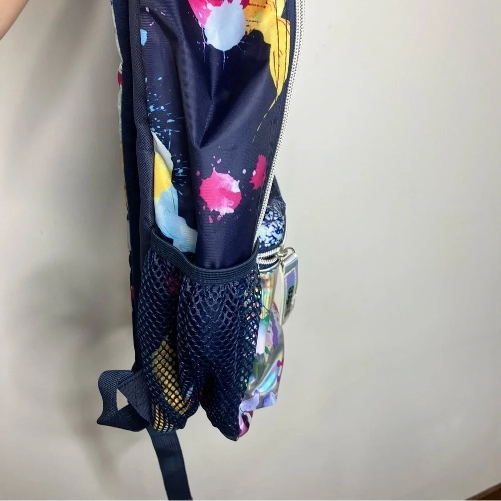 Justice backpack paint splatter design large‎